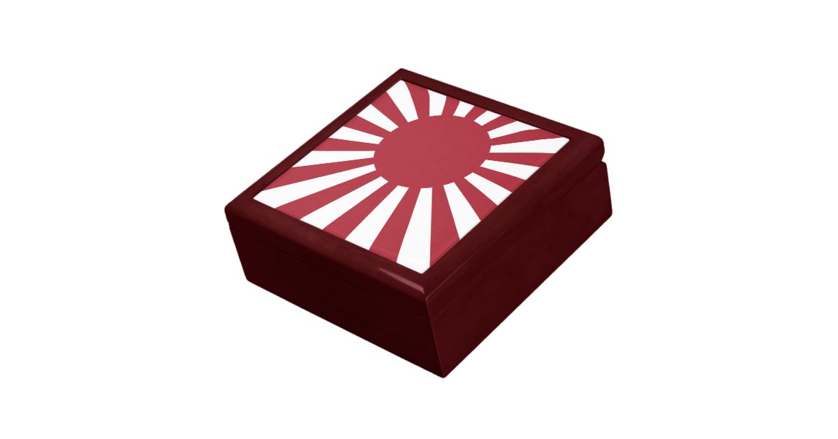 Japan Imperial Rising Sun Flag, Edo to WW2 Gift Box | Zazzle