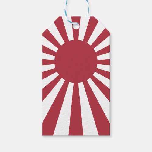 Japan Imperial Rising Sun Flag Edo to WW2 Gift Tags
