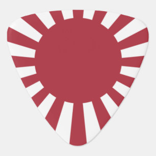 Japan Imperial Rising Sun Flag, Edo to WW2 Guitar Pick