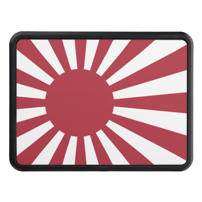 Japan Imperial Rising Sun Flag, Edo to WW2 Hitch Cover (Front)