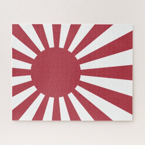 Japan Imperial Rising Sun Flag Edo to WW2 Jigsaw Puzzle