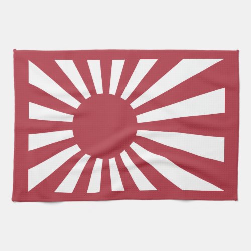 Japan Imperial Rising Sun Flag Edo to WW2 Kitchen Towel