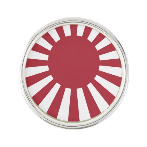 Japan Imperial Rising Sun Flag Edo to WW2 Lapel Pin
