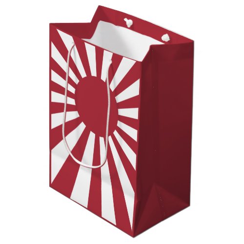 Japan Imperial Rising Sun Flag Edo to WW2 Medium Gift Bag