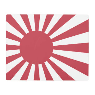 Japan Imperial Rising Sun Flag, Edo to WW2 Metal Print