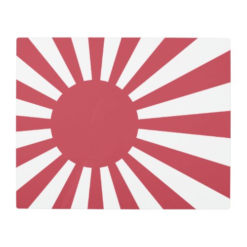 Japan Imperial Rising Sun Flag Edo to WW2 Metal Print