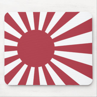 Japan Imperial Rising Sun Flag, Edo to WW2 Mouse Pad