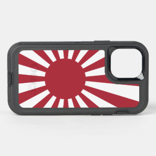 Japan Imperial Rising Sun Flag, Edo to WW2 OtterBox Defender iPhone 12 Case