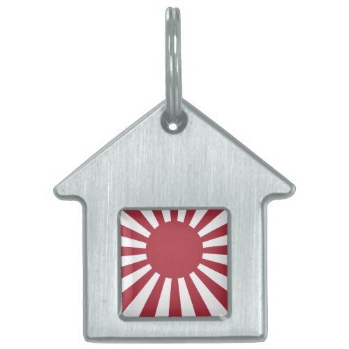 Japan Imperial Rising Sun Flag Edo to WW2 Pet ID Tag