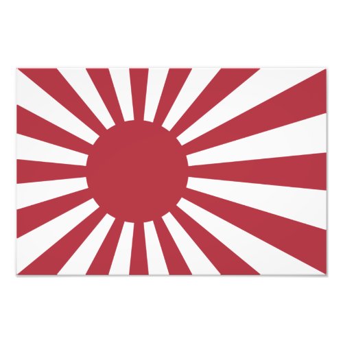 Japan Imperial Rising Sun Flag Edo to WW2 Photo Print