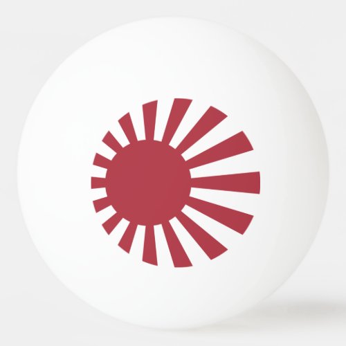 Japan Imperial Rising Sun Flag Edo to WW2 Ping Pong Ball