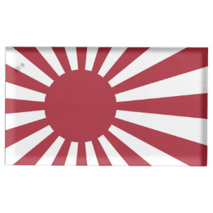 Japan Imperial Rising Sun Flag, Edo to WW2 Place Card Holder