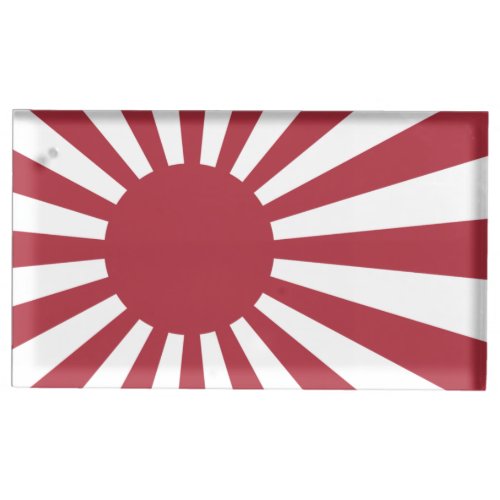 Japan Imperial Rising Sun Flag Edo to WW2 Place Card Holder
