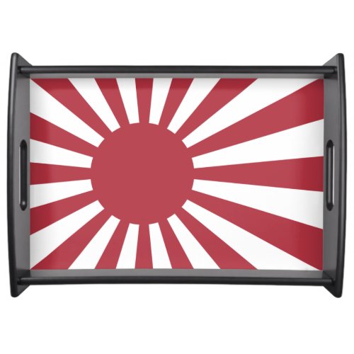 Japan Imperial Rising Sun Flag Edo to WW2 Serving Tray