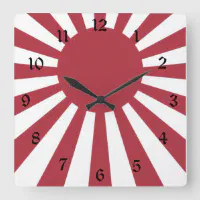 Rising Sun Printed Customised Hexagon Wall Clock  Print Magical Gifts