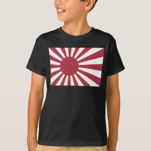Japan Imperial Rising Sun Flag, Edo to WW2 T-Shirt