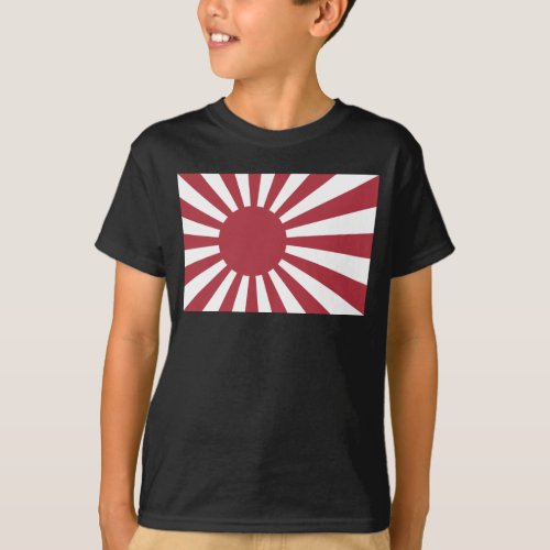 Japan Imperial Rising Sun Flag Edo to WW2 T_Shirt