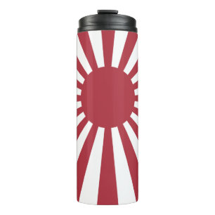 Japan Imperial Rising Sun Flag, Edo to WW2 Thermal Tumbler