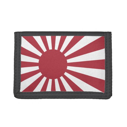 Japan Imperial Rising Sun Flag Edo to WW2 Trifold Wallet