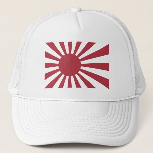 Japan Imperial Rising Sun Flag Edo to WW2 Trucker Hat