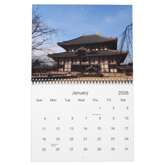 Japan in pictures 2012 (InMotionForJapan-series) Calendar (Jan 2026)