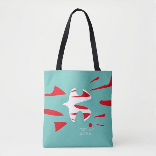 JAPAN Inicial Letra K con Aires Japoneses WRED Tote Bag