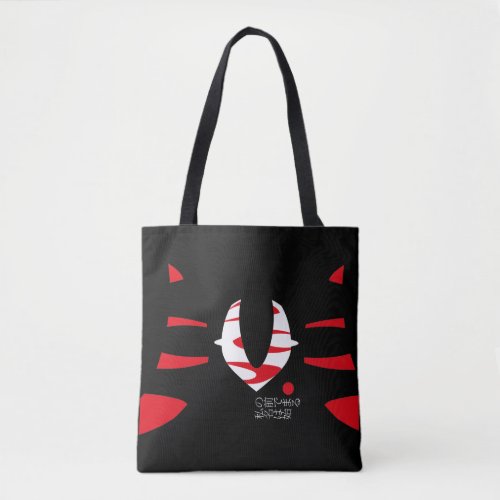 JAPAN Inicial Letra V con Aires Japoneses WRED Tote Bag