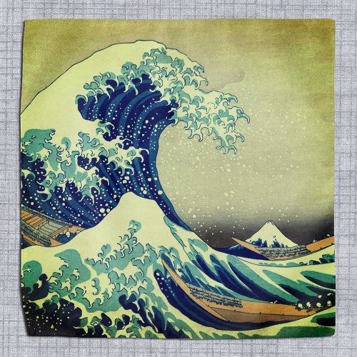 Japan  Japanese Art  Great Wave off Kanagawa Ban Bandana