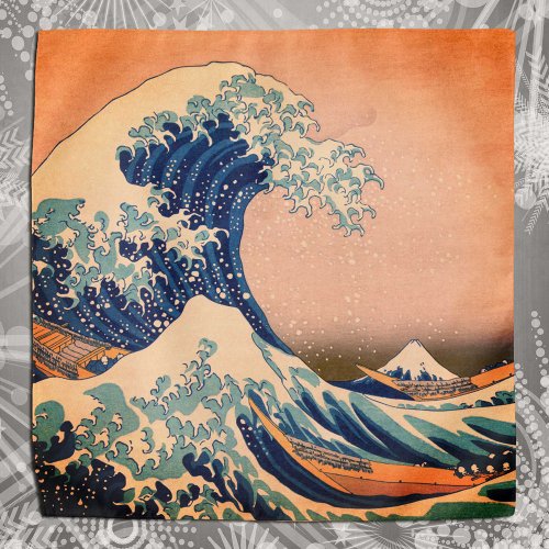Japan  Japanese Art  Great Wave off Kanagawa Bandana