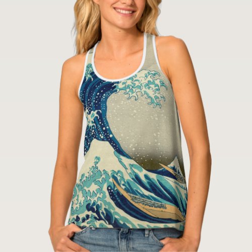 Japan _ Japanese Art Great Wave off Kanagawa Tank Top