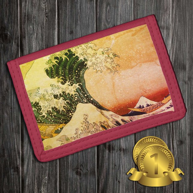 Japan - Japanese Art (Great Wave off Kanagawa) Trifold Wallet (Creator Uploaded)
