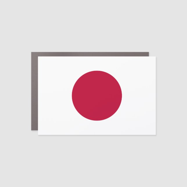 Japan (Japanese) Flag Car Magnet (Front)