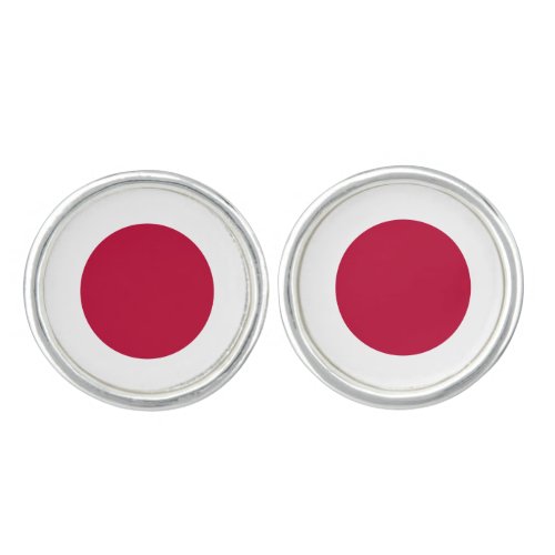 Japan Japanese Flag Cufflinks