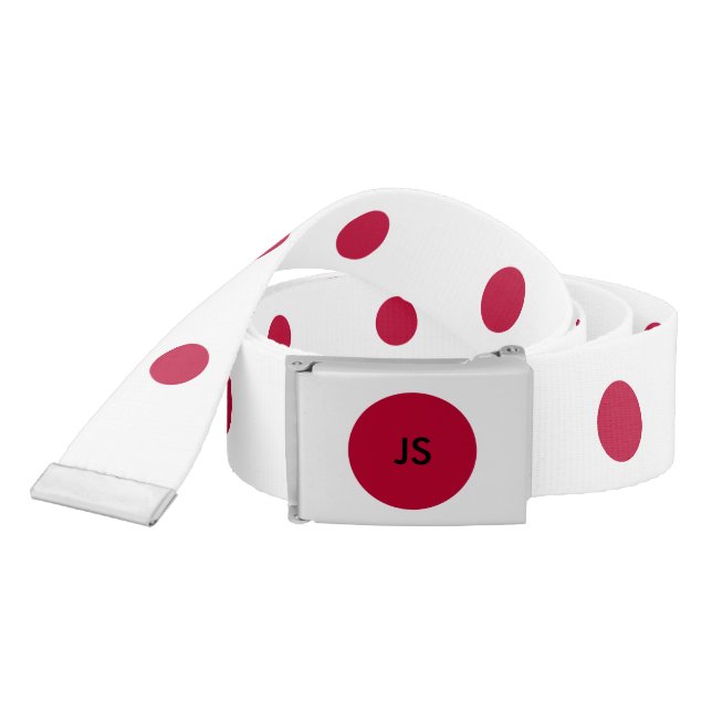 Japan - Japanese flag - Hinomaru  Belt (Snake)