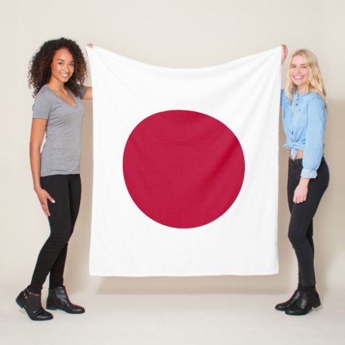 Japan _ Japanese flag _ Hinomaru  Fleece Blanket
