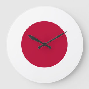Japan (Japanese) Flag Large Clock