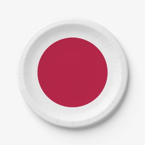 Japan Japanese Flag Paper Plates