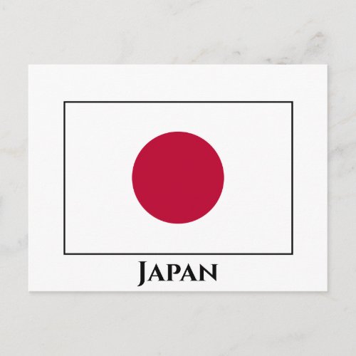 Japan Japanese Flag Postcard