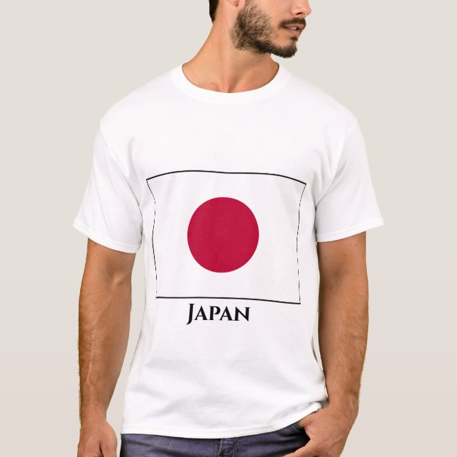 Japan (Japanese) Flag T-Shirt (Front)