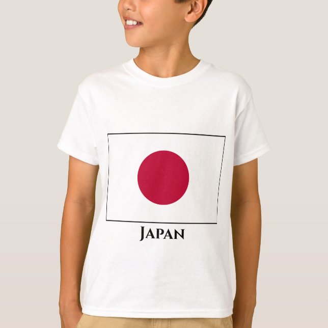 Japan (Japanese) Flag T-Shirt (Front)