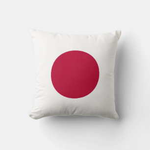 Japan (Japanese) Flag Throw Pillow