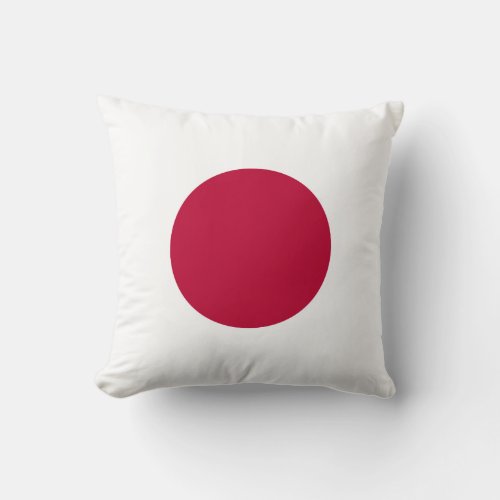 Japan Japanese Flag Throw Pillow