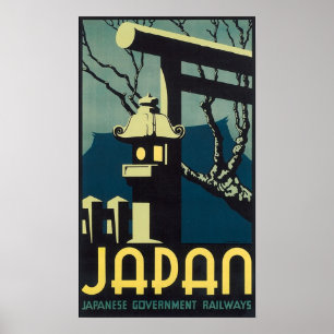 Japan, Japanese Govt Railways Travel Poster