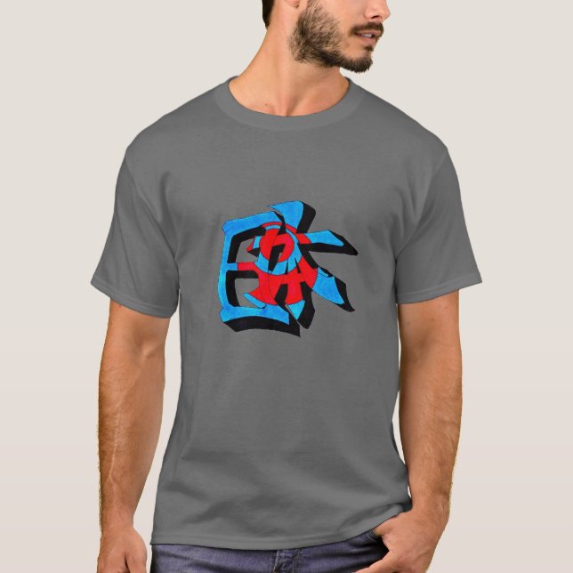 Japan Kanji / Okinawa Kanji Graffiti T-Shirt (Front)