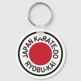 Japan Karate-Do Ryobu-Kai Logo Keychain