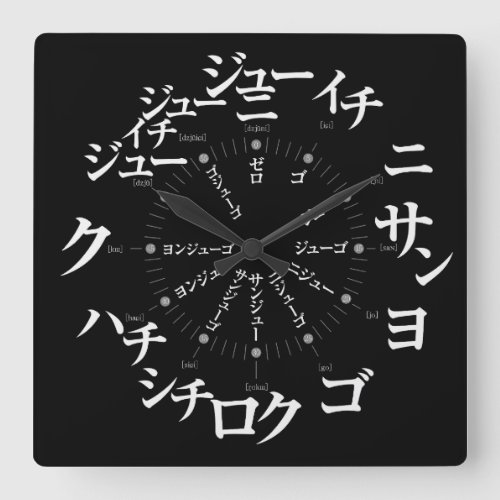 Japan Katakana style [black face]