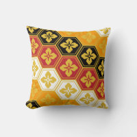 japan kimono pattern pillow