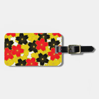 japan kimono styled pattern luggage tag