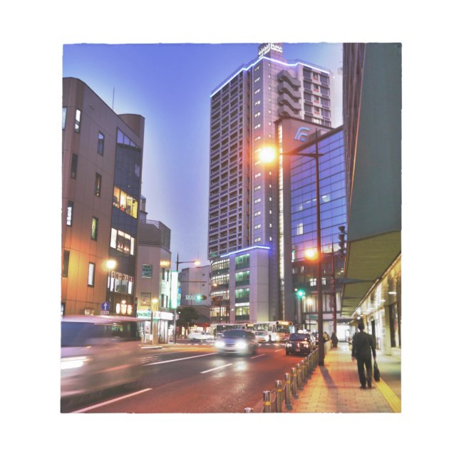 Japan Kitakyushu Town Notepad (Front)