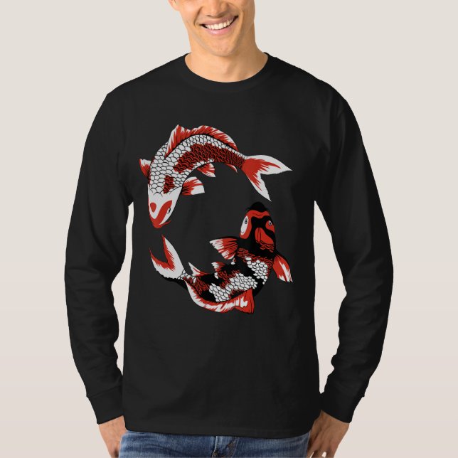 Japan Koi  Japanese Fish Cherry Blossom 37 T-Shirt (Front)